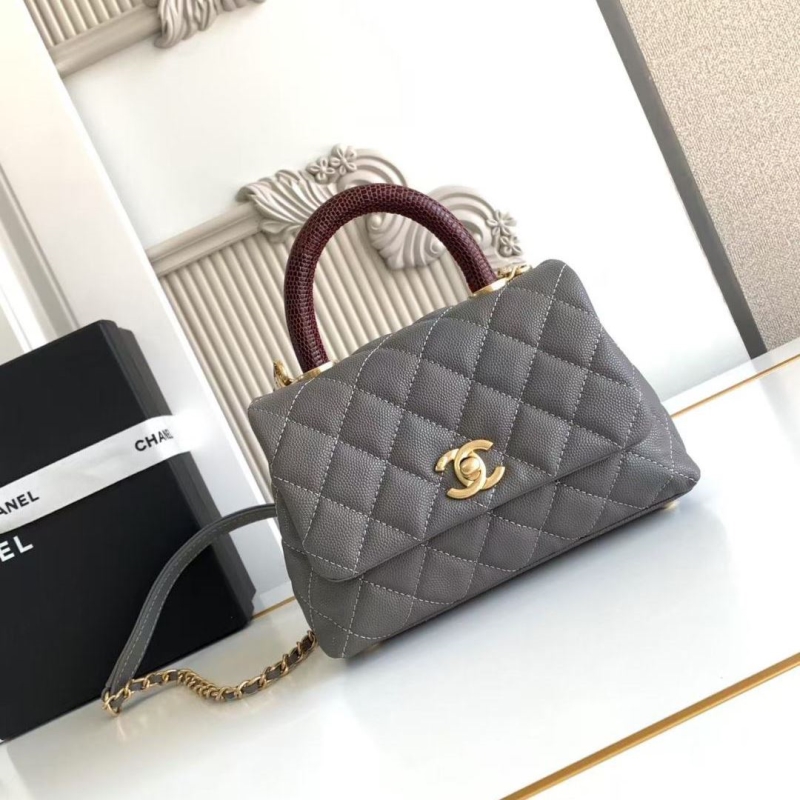 Ch**el top handle bags